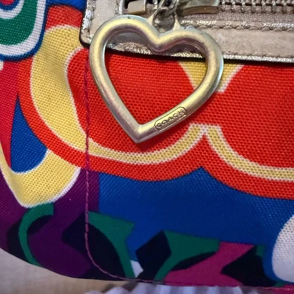 Coach Poppy Colorful Purse - Picture 2 of 12
